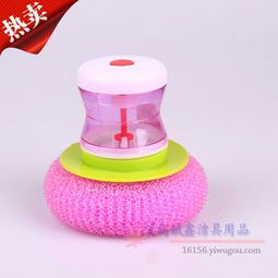 創(chuàng)意按壓式不粘油鍋刷 懶人廚房的潔凈新體驗